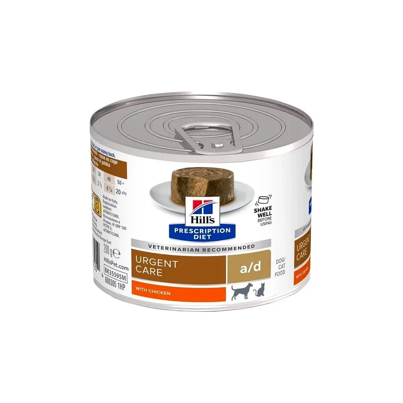 Hills A/D Konserve Yoğun Bakım Köpek Maması 200 gr