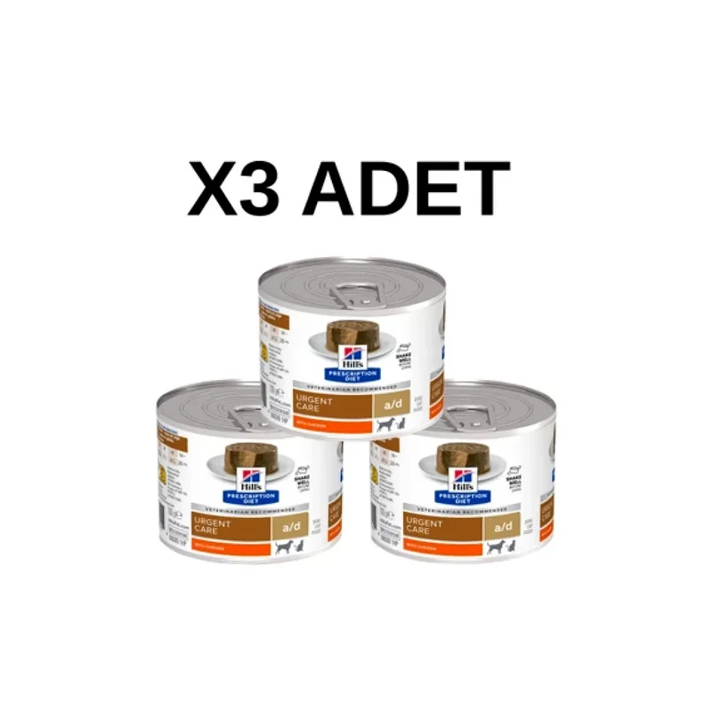 Hills A/D Konserve Yoğun Bakım Köpek Maması 3x200 gr