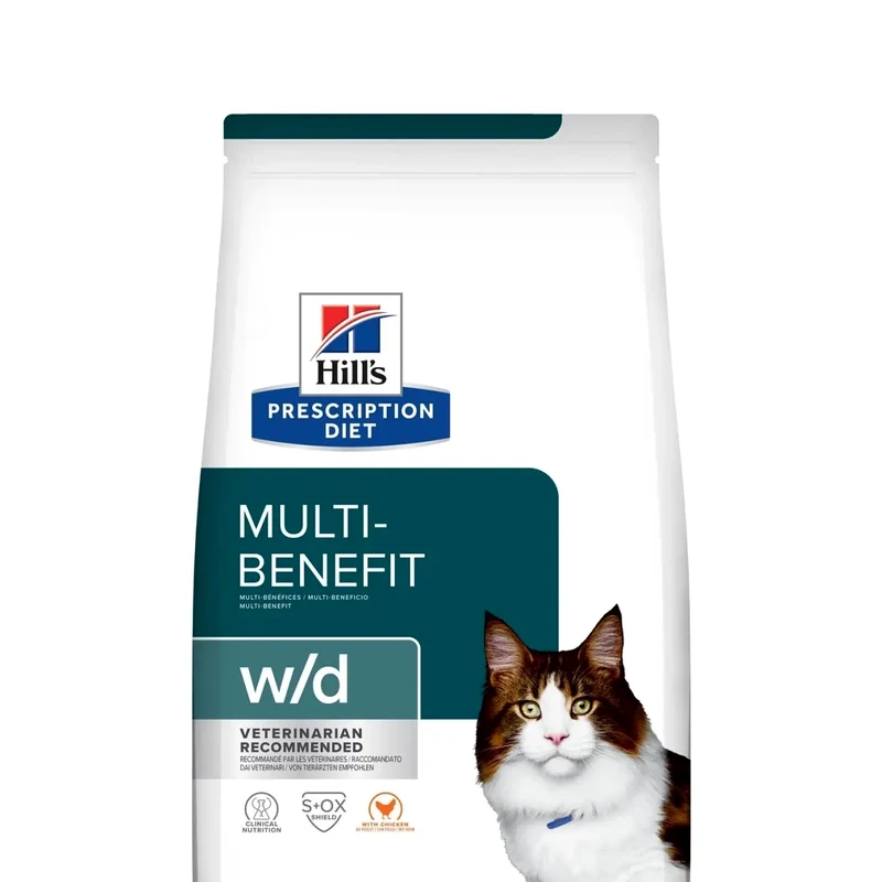 Hills PRESCRIPTION DIET w/d Multi-Benefit Kedi Maması 3 Kg