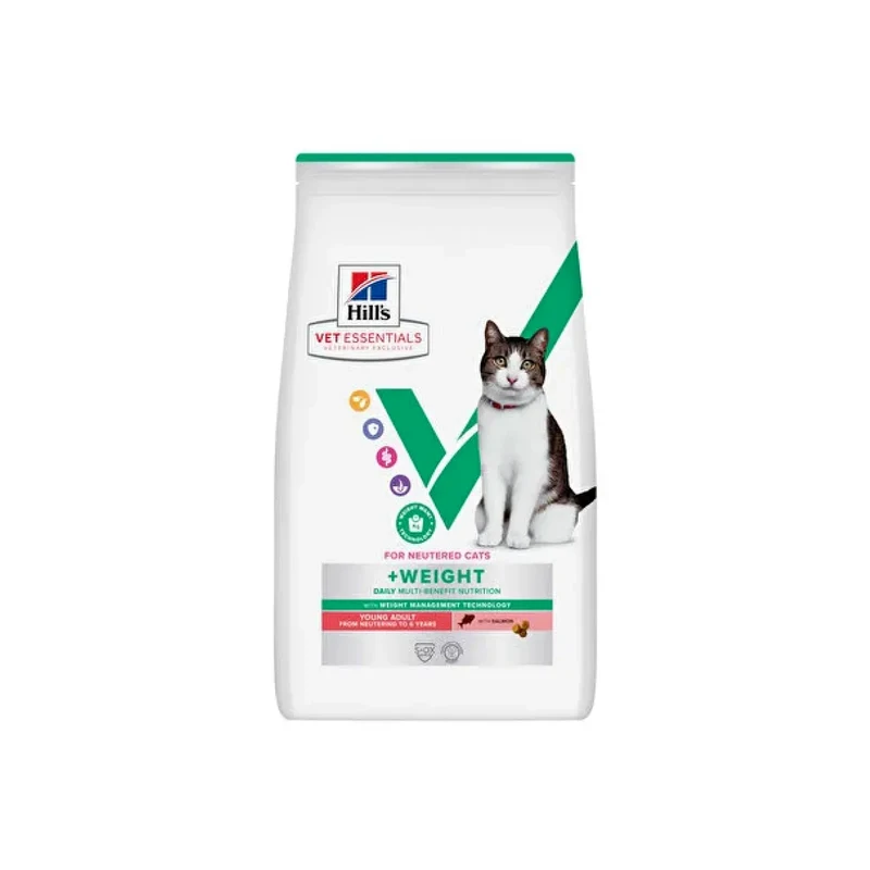 Hills VET ESSENTIALS Multi-Benefit + Weight Genç Yetişkin Kedi Maması Somonlu 1,5 Kg