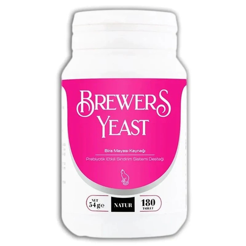 Natur Brewers Yeast Kedi İçin Sarımsaklı Maya Tableti 180 Tablet