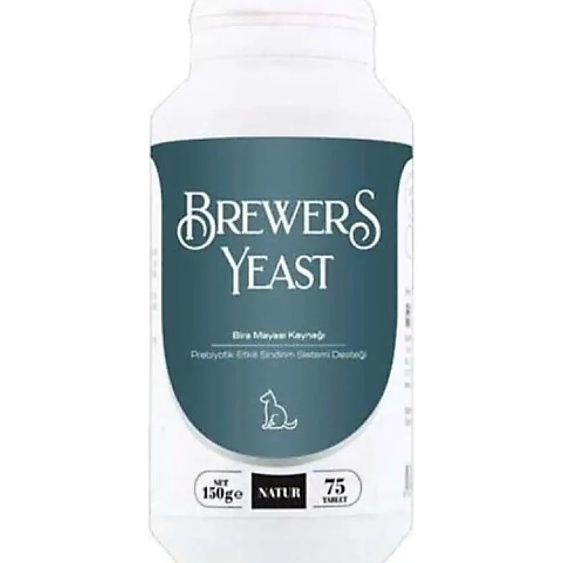 Natur Brewers Yeast Köpekler İçin Sarımsaklı Maya 75 Tablet