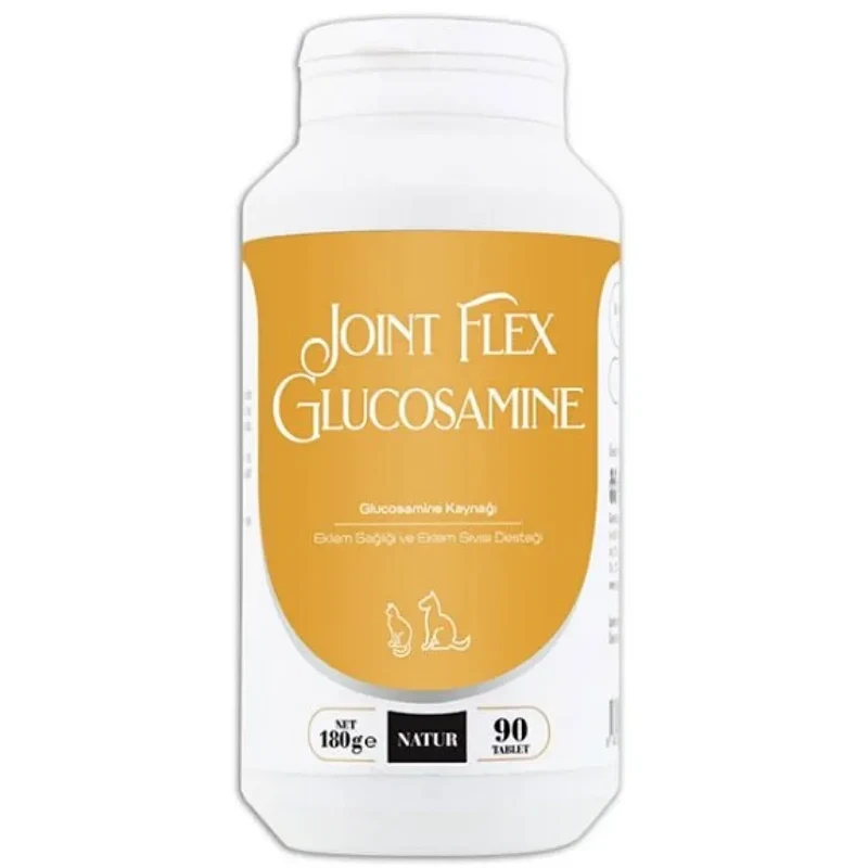 Natur Joint Flex Glucosamine Kedi Köpek Eklem Sağlığı ve Eklem Sıvısı Desteği 90 Tablet