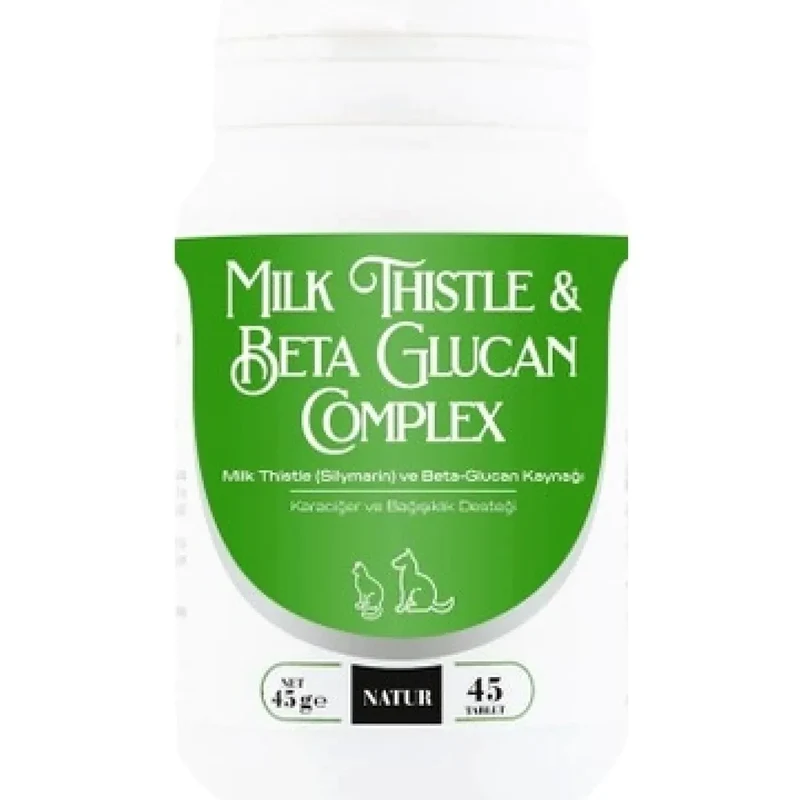 Natur Milk Thistle & Beta - Glucan Complex Destekleyici 45 Tablet