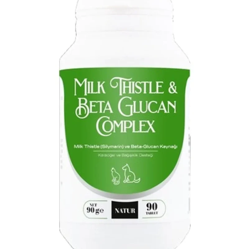 Natur Milk Thistle & Beta - Glucan Complex Destekleyici 90 Tablet