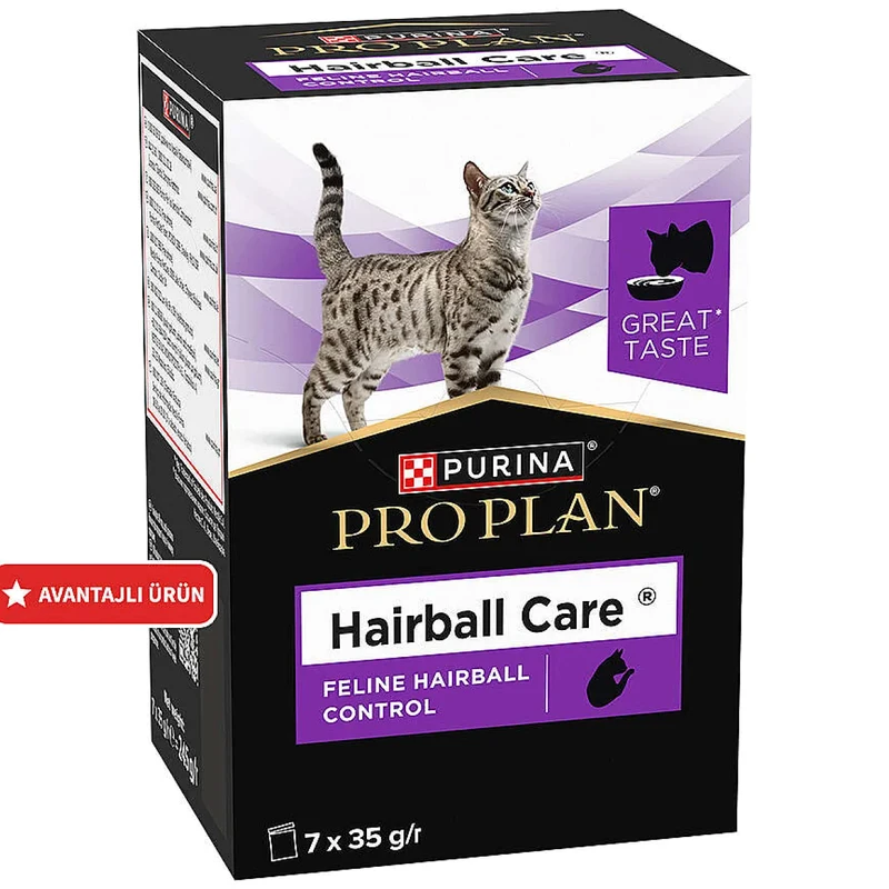 Pro Plan Pouch Hairball Care Tüy Yumağı Kontrolü Kedi Yaş Maması 35 Gr x 7 Adet