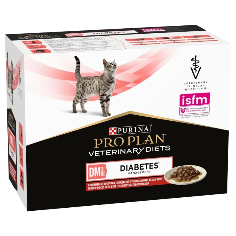Proplan D/M Diabetic Kedi Yaş Maması (Sığır Etli) 10x85 Gr