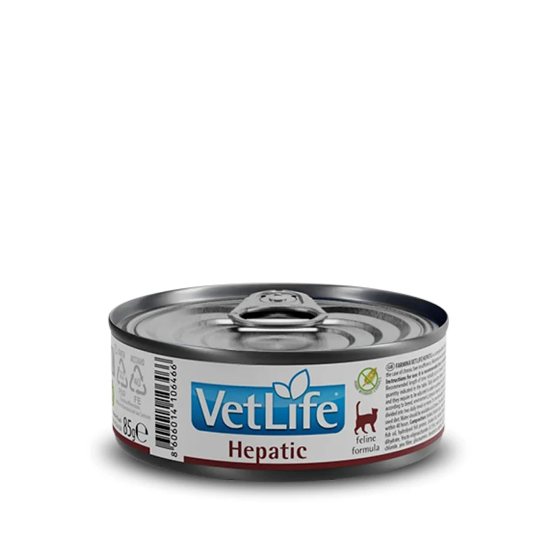 Vetlife Hepatic Kedi Konserve Maması 85 gr