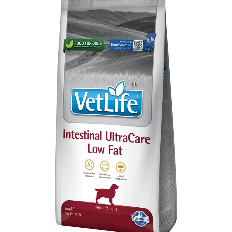 VetLife Intestinal UltraCare Low Fat Köpek Maması 10 Kg