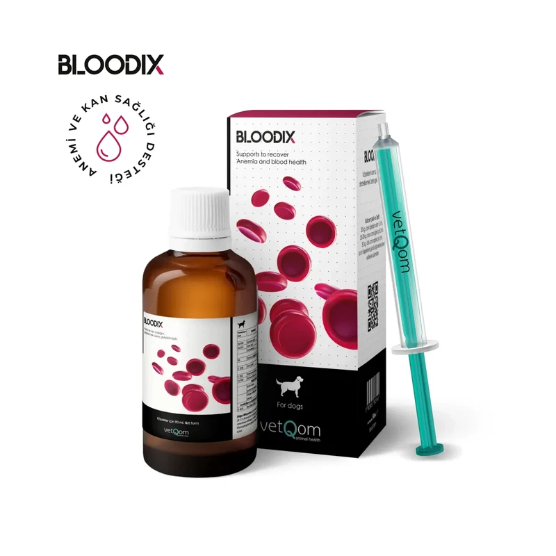 VetQom Bloodix Köpek – Anemi ve Kan Sağlığı – 90ml.
