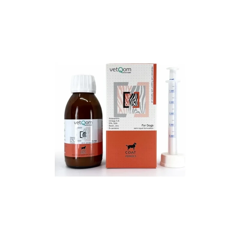 Vetqom Coat Perfect Köpek Deri ve Tüy Sağlığı 120ml