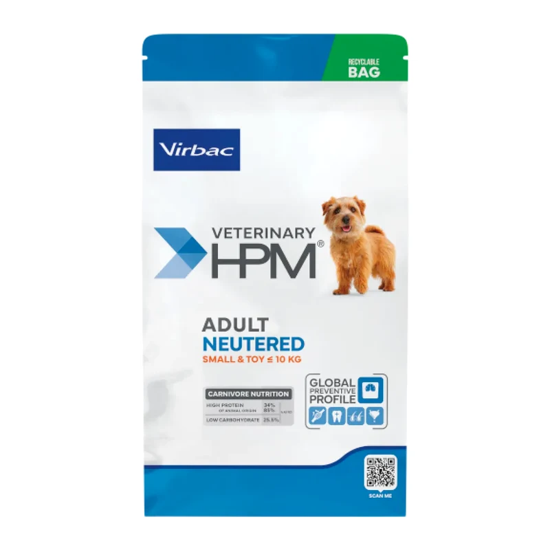 Virbac Adult Neutered Dog  Small & Toy  Kısırlaştırılmış Köpek Maması 7 kg