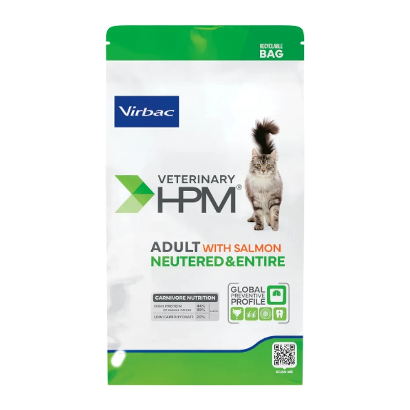 Virbac Adult with Solmon Neutered Entire Cat Kedi Maması 12 kg