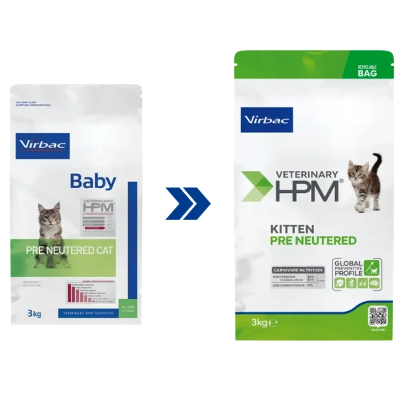 Virbac Baby Pre Neutered Cat Yavru Kedi Maması  1.5 kg