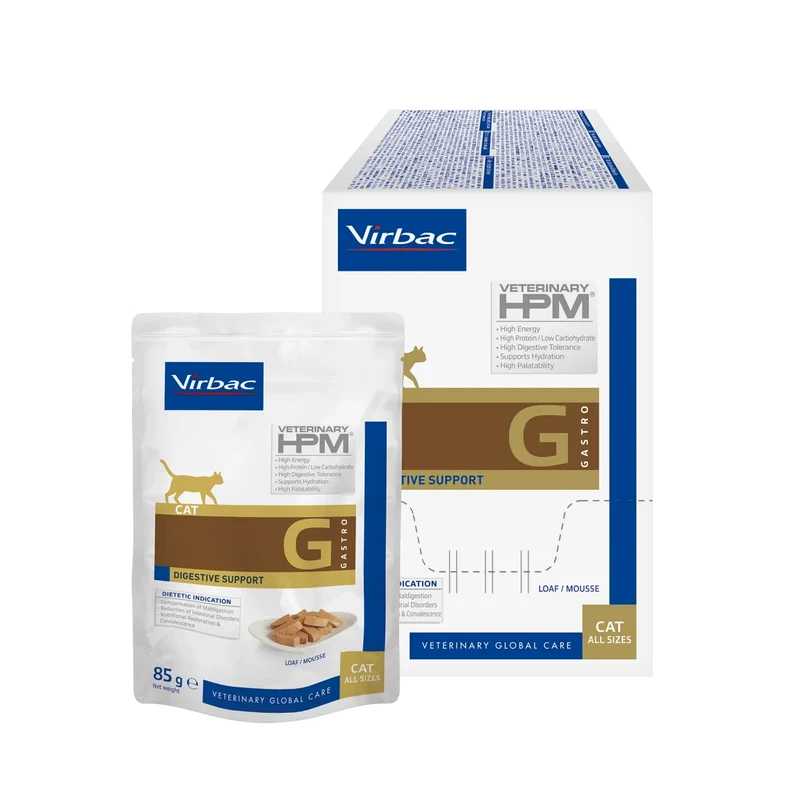 Virbac G Cat Digestive Support Gastrointestinal Yaş Kedi Maması 12x85 Gr