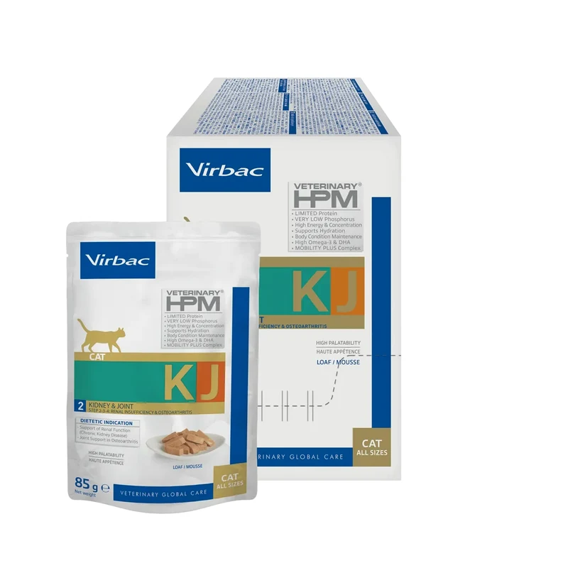 Virbac KJ2 Kidney & Joint Loaf Pounch Yaş Kedi Maması 85 gr (1 adet)