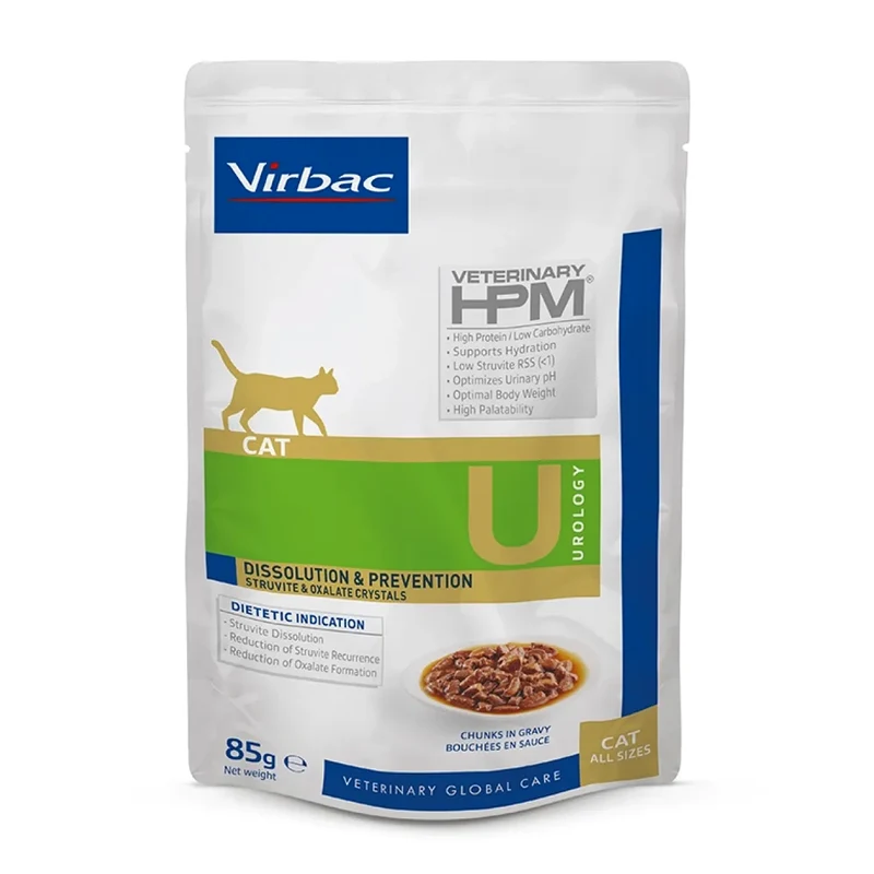 Virbac U Cat Urology Üriner Sistem Desteği Yaş Kedi Maması 85 gr*12 adet