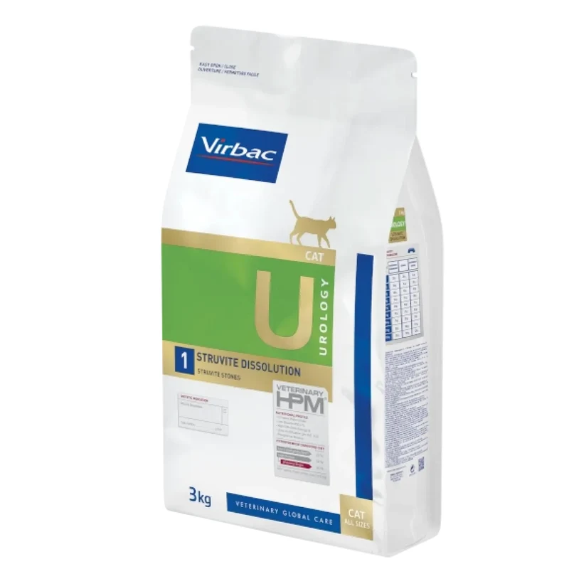 Virbac U1 Urology (Struvite Dissolution) Uriner Kedi Maması 3 Kg