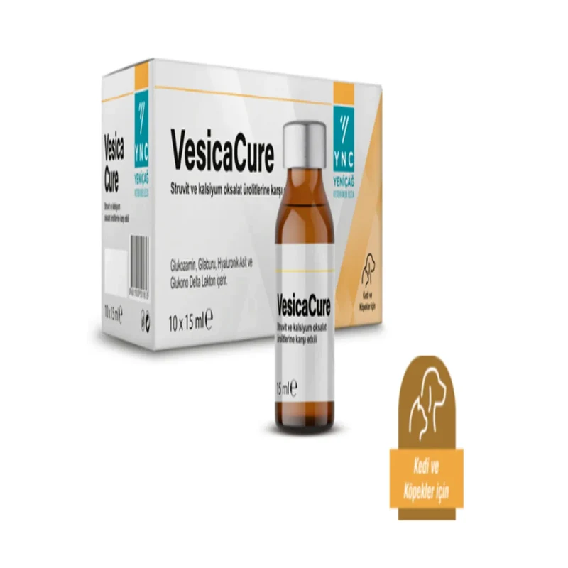 YNC VesicaCure Struvit ve Kalsiyum Oksalat Ürolitlerine Karşı Etkili 10x15ml